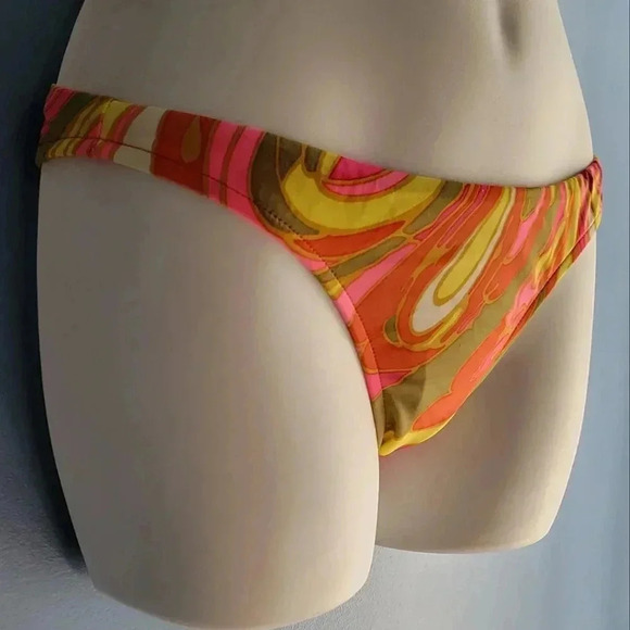 Milly Cabana Vintage Tropical MultiColor Bikini Bottom NWT size S - Picture 3 of 5